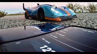 123 MPH NEW RECORD STOCK ELECTRONIC 2 GPS Rlaarlo AK917 Speed Run on 3s [upl. by Sinnard]