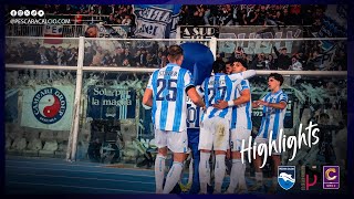 HIGHLIGHTS PESCARA  PONTEDERA 2  1 [upl. by Hakan]