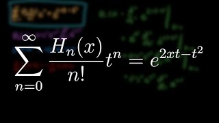 Hermite Polynomial Generating Function [upl. by Alejoa]