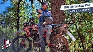 VENTO CROSSMAX 300 RALLY  ¿Vale la pena  Todos los detalles  reseña  ¡con doble radiador [upl. by Derk]