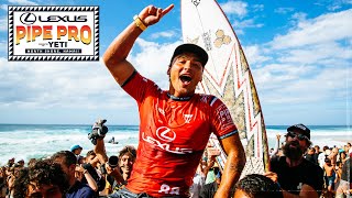 Barron Mamiya Drops Perfect 10 Claims North Shore Victory For Pipe Pro Win [upl. by Furgeson523]