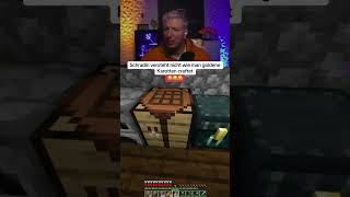 Schradin will Goldkarotten craften minecraft twitch maximalschradin gaming fitnacraft memes [upl. by Tandy767]