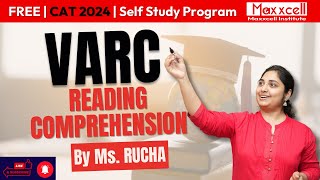 Reading Comprehension  Introduction to RC  CAT2024 selfpreparation with Maxxcellcat2024catstudy [upl. by Loux]