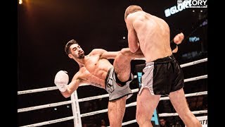 Free Fight GLORY 65s Josh Jauncey vs Johan Tkac [upl. by Heriberto]