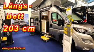 Unglaublich LÄNGSTES BETT im MINI Camper Van👍Neu 2024🫵Kastenwagen Wohnmobil unter 6 Meter [upl. by Axel519]