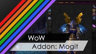 PTBR WoW  Addon Mogit Transmog [upl. by Atinar645]