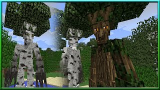 Minecraft Walking Tree Giants Amazing Mod MUST SEE [upl. by Eryt]