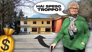 MIA NONNA VENETA REAGISCE alla mia NUOVA CASA 🏡 [upl. by Namielus]