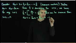 The Euler Mascheroni Constant [upl. by Rana]