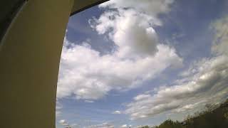 Light wet continental air mass Cumulus Humilis with Cirrus clouds  Timelapse 30 April 2023 [upl. by Burtie565]