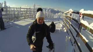 First time skiing 2014 Poiana Brasov Romania [upl. by Porte]