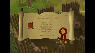 At First Light  OSRS  Quest [upl. by Ahsinak]