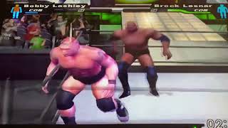 WWE Bobby Lashley vs Brock Lesnar [upl. by Eyot141]