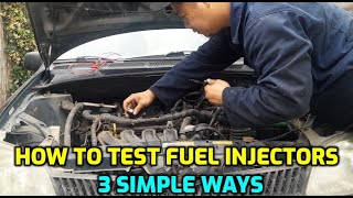 3 WAYS TO CHECK AND TEST FOR BAD FUEL INJECTORS [upl. by Oliva]