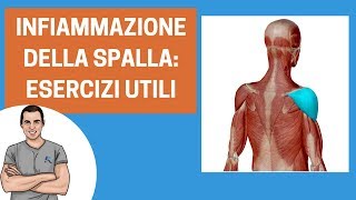 Infiammazione tendini della spalla due esercizi utili [upl. by Haronid258]