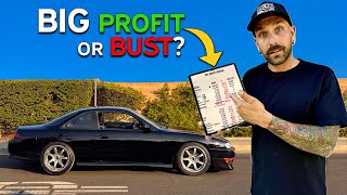 How Much Money I Made Restoring Then Selling A Barn Find Nissan 240sx [upl. by Cinimod]