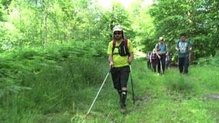 Sui Vosgi francesi la tecnologia Gps per hiker non vedenti [upl. by Pellet]