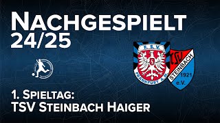 S2425 Nachgespielt 01 TSV Steinbach Haiger [upl. by Dahs]