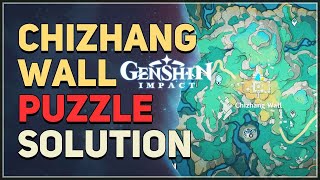 Chizhang Wall Puzzle Genshin Impact [upl. by Anelrihs401]