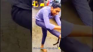 Side effects in patta cheppel 🤣 College boys pavangal slippers sideeffects collegelife students [upl. by Slaby399]