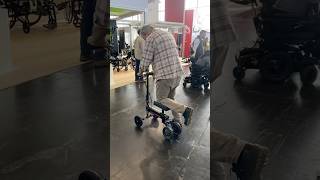 Electric knee scooter for rehabilitationdisabledkneepainkneecarehandicappedfootpainscooter [upl. by Luciana812]