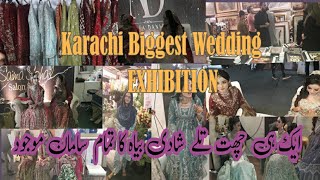 The Wedding Expo 2024  Expo Centre Karachi  Wedding Packages  Bridal Makeup  Mashaims world [upl. by Nirrac44]