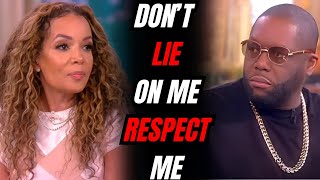 The Views Sunny Hostin gets SCOLDED By Guest After attempting to TWIST HIS WORDS [upl. by Sumer805]