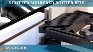 Rockler Shutter Louvered Router Bits [upl. by Eivla658]