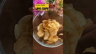 How to make Lays Chips at home 😍 food shorts [upl. by Rebmak]