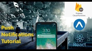 React Native  Firebase 6 Send Push Notifications  Expo  Firebase Cloud Functions [upl. by Ambros]