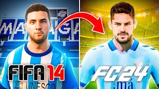 Reconstruyo al Málaga CF desde FIFA 14 hasta FC 24 [upl. by Aneez]