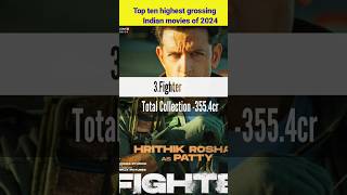 Top ten highest grossing Indian movies of 2024 facts top ten movie highest grossing movieshorts [upl. by Anairb79]