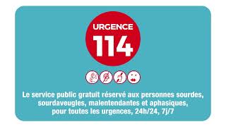 Le 114 un service durgence à retenir [upl. by Rodama783]