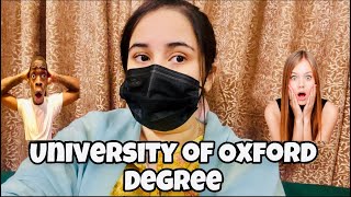 University of Oxford Degree  Kainat Khan Vlogs [upl. by Attennek]