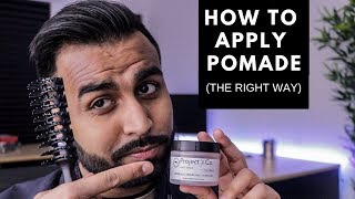 How To Use Pomade THE RIGHT WAY Maximize Volume amp Hold [upl. by Jonette]