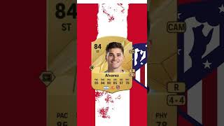 FC 25 ATLETİCO MADRİD PLAYERS OVERRAL shortsamersfreefiregameslivegaminggameplaygametvfc24 [upl. by Meredi]