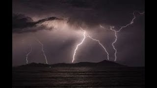 Thunderstorm with rain on tent rooftop Full black screen ASMR thunderstorm [upl. by Bathsheeb]