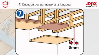 Instructions « pas à pas » pour faire un faux plafond [upl. by Dukie]