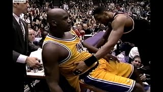 Shaq amp Alonzo Mourning Highlights  Heat  Lakers January 1997 [upl. by Jehiel]