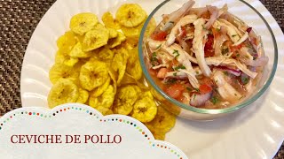 🇪🇨CEVICHE DE POLLO 🍗 Una deliciosa receta con un pequeño cambio en su preparación [upl. by Ahseen]