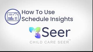 How to use schedule insights in Seer [upl. by Dragde510]