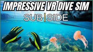 Subside VR Gameplay Review  The Most Impressive Diving Simulator Experience  TruGamer4Realz [upl. by Anihsak]