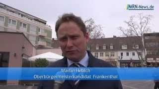 Frankenthal  OBKandidat Martin Hebich beim Couchgeflüster [upl. by Strader]