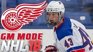 LOSE FOR HUGHES  NHL 18  GM Mode Commentary  Detroit ep 3 [upl. by Daisi421]