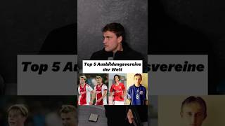 Top 5 Ausbildungsvereine der Welt [upl. by Gladstone]