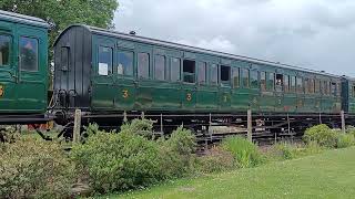 Isle of Wight Steam Railway 41298 leaving Havenstreet 310522 [upl. by Kameko]