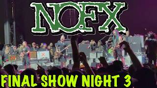 NOFX Final Show Night 3 of 3 Full Set 1062024 Pt 1 [upl. by Bickart]