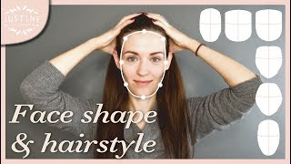 Good hairstyles for your face shape amp how to determine your shape  Justine Leconte [upl. by Direj]