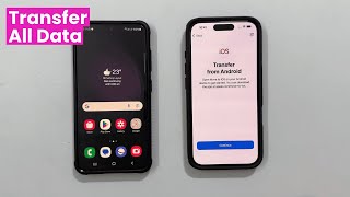 How to transfer All data from Android to iPhone 16 or iPhone 16 Pro [upl. by Nueovas84]
