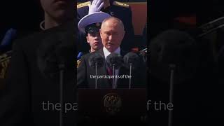 Putin accuses the West of Russophobia during his speech at the Victory Day parade in Moscow [upl. by Platto]